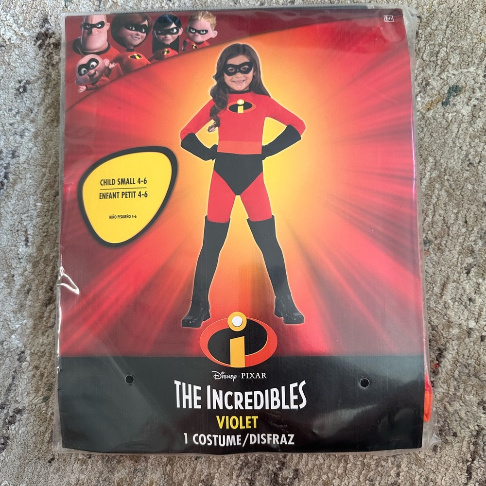 The Incredibles Violet Costume - Red and Black